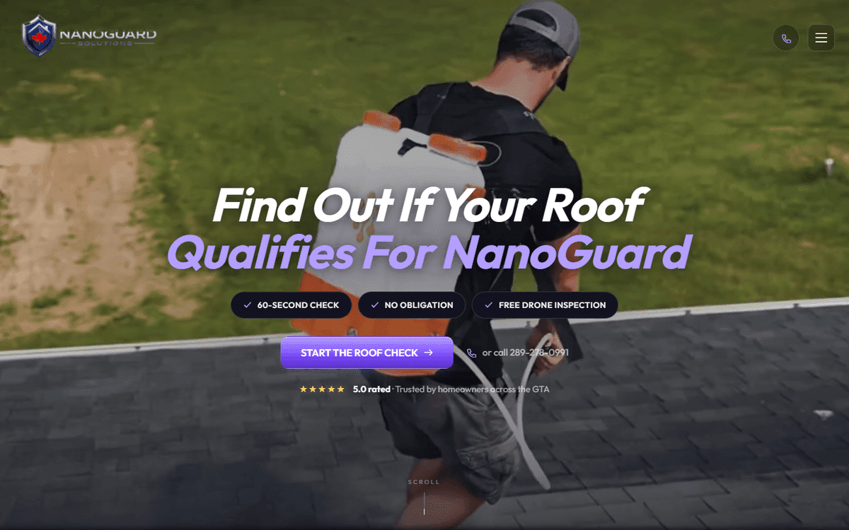 NanoGuard Solutions — website designed and developed by Mako Marketing